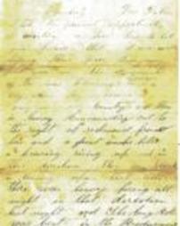 Letter from James Graham, Jr. to his father, March 20, 1865