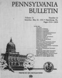 Pennsylvania bulletin Vol. 23 pages 2519-2656