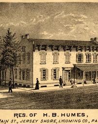 Residence of H. B. Humes, Jersey Shore