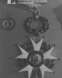 Cross and button, Commander of the Legion of Honor-- France