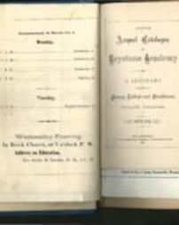 Keystone Academy Annual Catalogue1873-1874