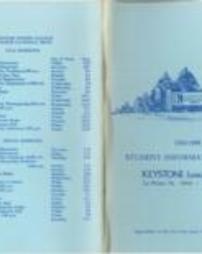 Keystone Junior College Student Information Guide 1985-1986
