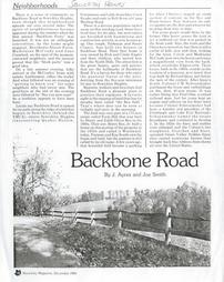 Backbone Road