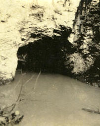 Arch Spring from upper end of tunnel in sinkhole