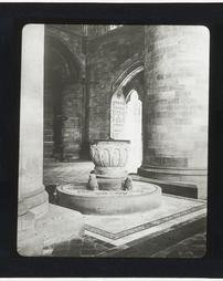 England. Hereford. Hereford Cathedral. Font