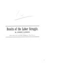 Results of the labor struggle