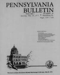 Pennsylvania bulletin Vol. 01 pages 1307-1336