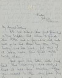Letter from Bobby Johnston to Warren [Letter 14]