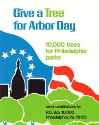 10,000 Trees. Arbor Day Poster