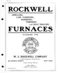 Rockwell annealing, case-hardening, hardening, tempering and heat treating furnaces