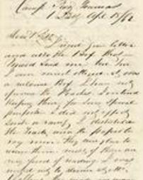 1862-04-18 Letter from P. Benner Wilson to his brother, William P. Wilson