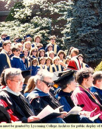 Lycoming College Choir Performs at the Commencement Ceremony, 1986