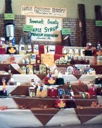 Judged Maple Products on Display