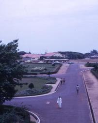 Overhead view of Accra street