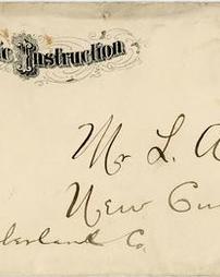 Envelope from 1890 Letter