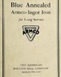 Blue Annealed Armco-Ingot Iron for long service.