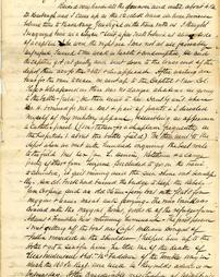Handwritten Journal of John Blair Linn's Trip to Gettysburg Battlefield, Page 1