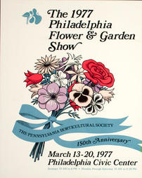 1977 Philadelphia Flower Show. Poster