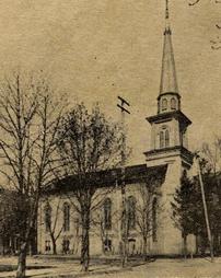 First Baptist Church, West Fourth and Elmira Streets, Ca. 1890