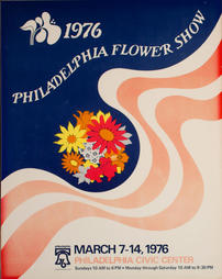 1976 Philadelphia Flower Show. Poster