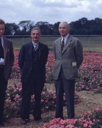 PHS. Garden Visits. Mr. Leyman White, Dr. E. I. Wilde, Mr. Ray Hastings