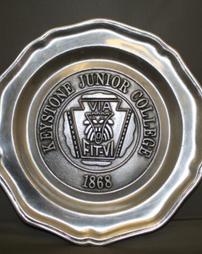 Keystone Junior College Metal Plate