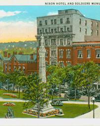 Nixon Hotel and Soldiers Monument, Butler, Pennsylvania