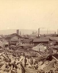 Looking northeast from Noble's Mill, June 1, 1889