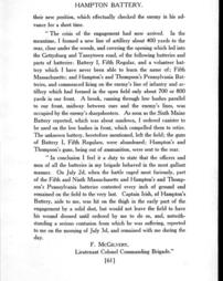 4720498_R-IBF_A_075; History of Hampton battery F, Independent Pennsylvania Light Artillery : organized at Pittsburgh, Pa., October 8, 1861, mustered out in Pittsburgh, June 26, 1865 / compiled by William Clark