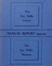 Erie Public Library Report 1939-1940