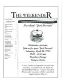 The Weekender Volume 19 Issue 6 2005