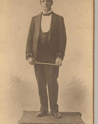 John S. Duss, band conductor pose