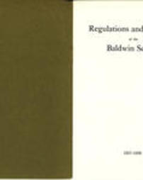 Regulations and Privileges 1927 - 1928
