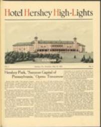 Hotel Hershey Highlights 1934-05-26