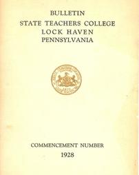 Cover of Commencement bulletin