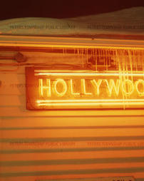 Hollywood Restaurant neon sign, 1979.