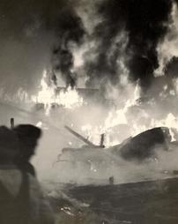 Hurr Stable fire, August 30, 1945