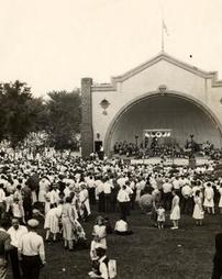 Brandon Park band concert, 1931