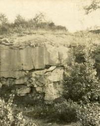 Abandoned sandstone quarry