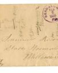 envelope addressed to Mr. Samuel Kern