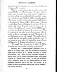 4720498_R-IBF_A_085; History of Hampton battery F, Independent Pennsylvania Light Artillery : organized at Pittsburgh, Pa., October 8, 1861, mustered out in Pittsburgh, June 26, 1865 / compiled by William Clark