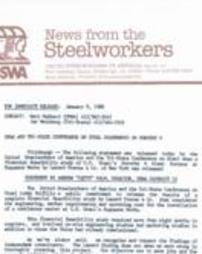 United Steelworkers of America Financial Feasibility Release