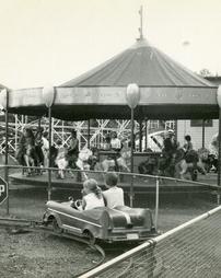 Nay Aug Amusement Park cars and carousel.