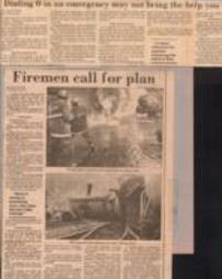 Richland Volunteer Fire Company Newspaper Clippings (1985-1993)