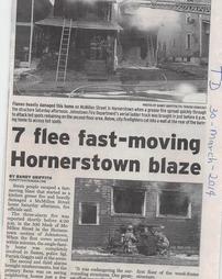 7 flee fast-moving Hornerstown blaze