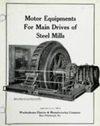 Motor equipments for main drives of steel mills