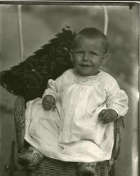 Baby in chair