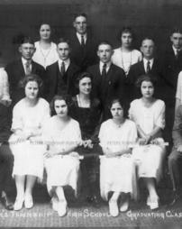 Peters Township High School graduating class, 1922.