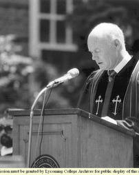 Reverend J. Marco Hunsberger Offers Prayer, Commencement 1992