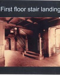 Stair landing, 1926